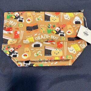 Cute Sushi Print Pouch